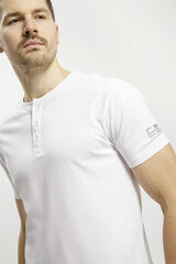 Marškinėliai vyrams Cross Jeans 15949008, balti цена и информация | Мужские футболки | pigu.lt