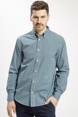 Marškiniai vyrams Cross Jeans 35565467, mėlyni цена и информация | Мужские рубашки | pigu.lt