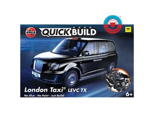 Airfix - QUICKBUILD London Taxi LEVC TX, J6051 цена и информация | Конструкторы и кубики | pigu.lt