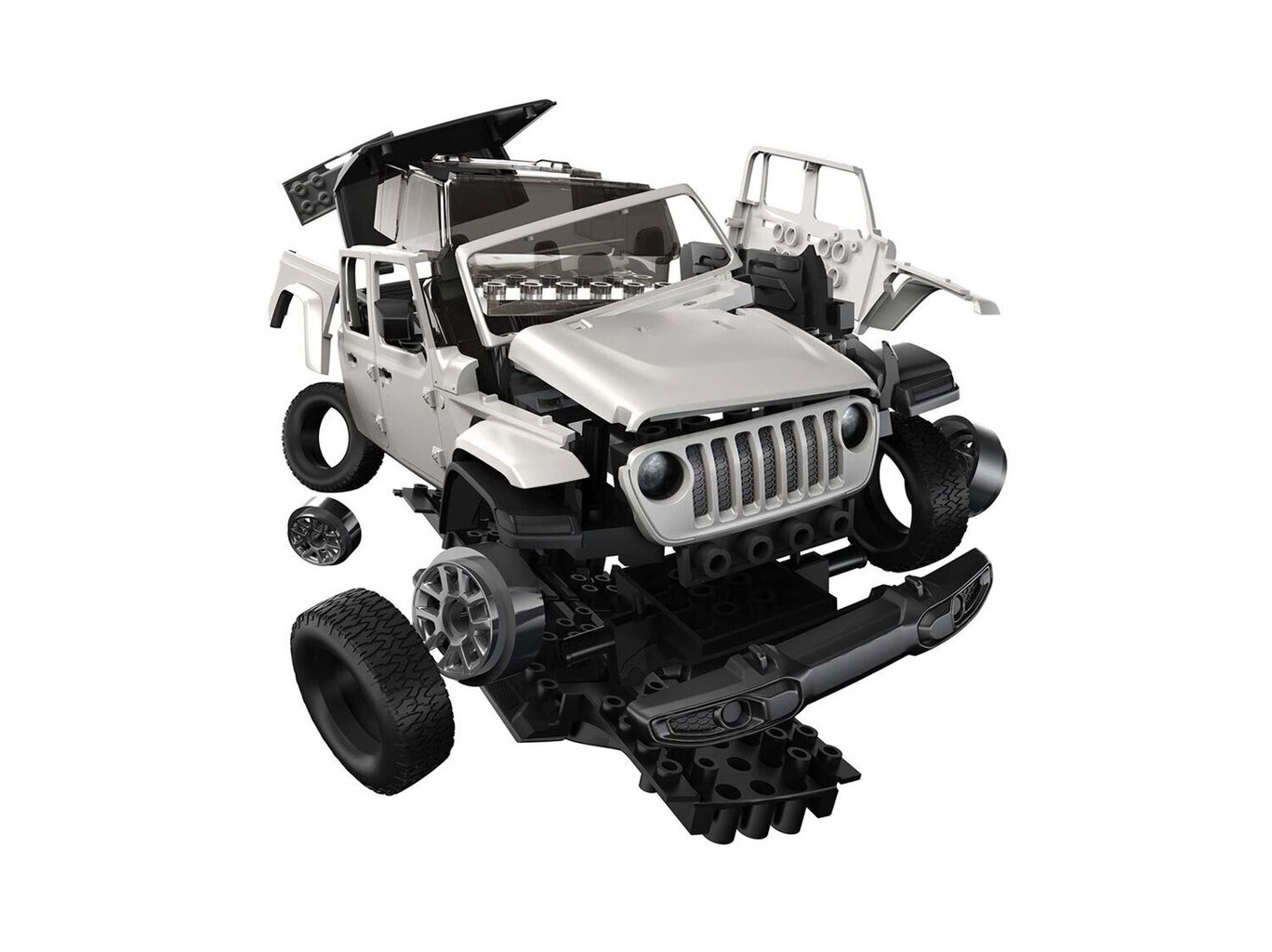 Surenkamas modelis Airfix Quickbuild Jeep Gladiator (JT) Overland, J6039 kaina ir informacija | Konstruktoriai ir kaladėlės | pigu.lt