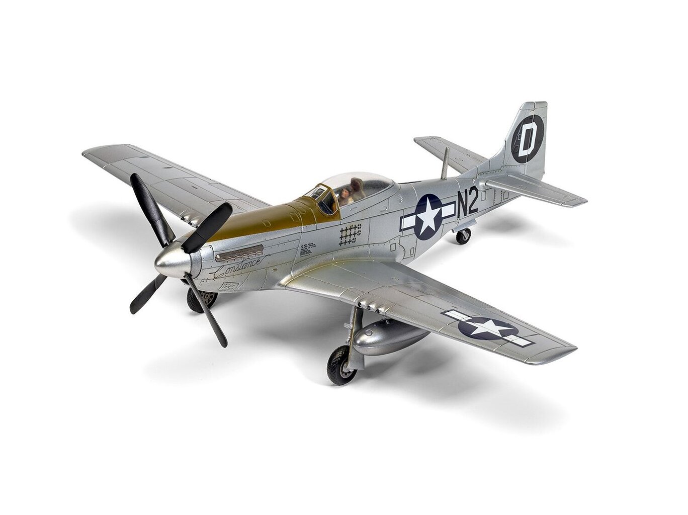 Surenkamas modelis Airfix North American P-51D Mustang 1/72, A55013 kaina ir informacija | Konstruktoriai ir kaladėlės | pigu.lt