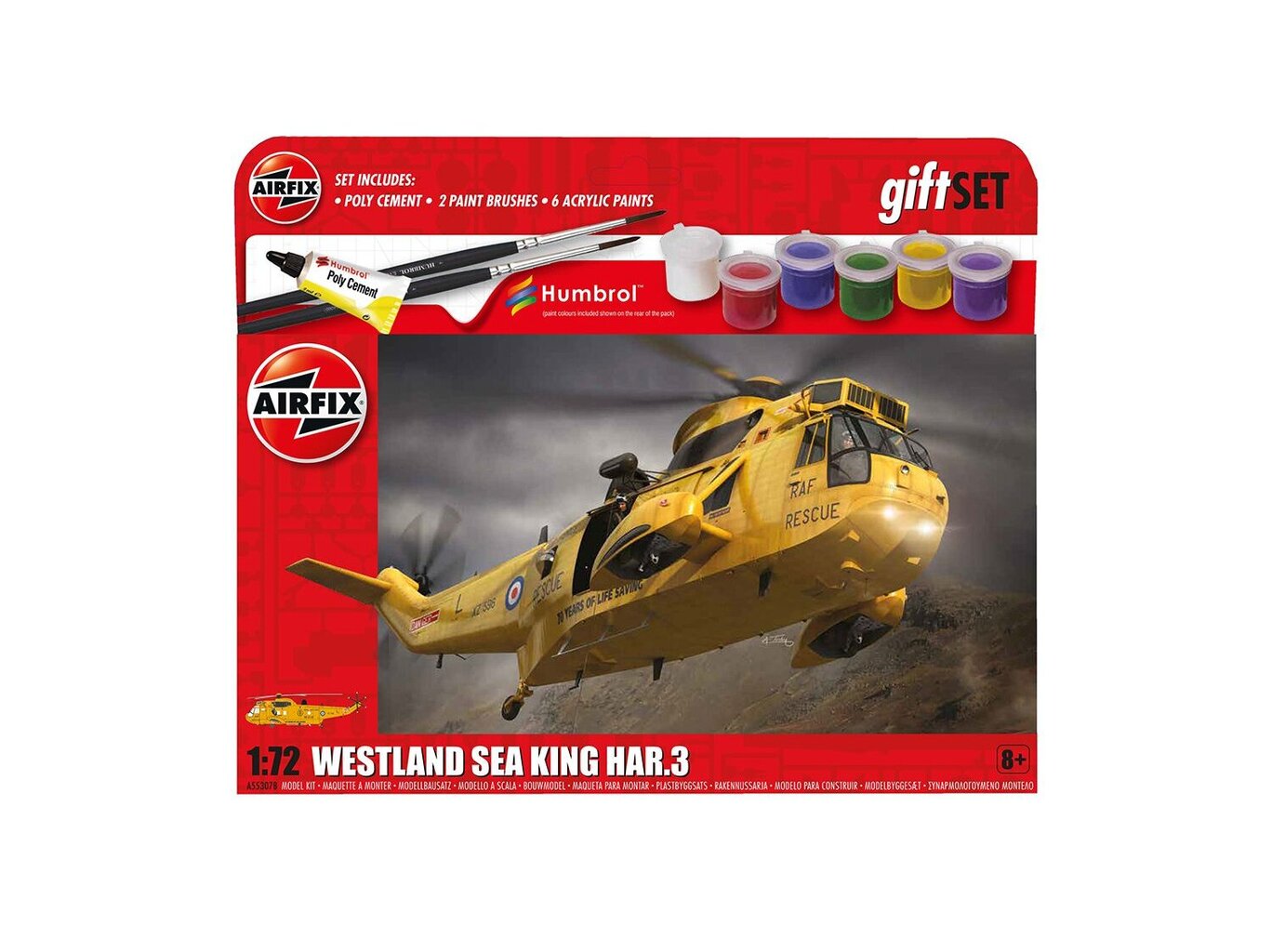 Surenkamas modelis Airfix Westland Sea King HAR.3 (Sikorsky S-61) 1/72, A55307B kaina ir informacija | Konstruktoriai ir kaladėlės | pigu.lt