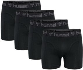 Trumpikės vyrams Hummel, juodos, 4 vnt. цена и информация | Мужские трусы | pigu.lt