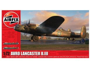 Airfix - Avro Lancaster B.III, 1/72, A08013A цена и информация | Конструкторы и кубики | pigu.lt