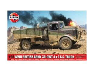 Airfix - WWII British Army 30-Cwt 4x2 GS Truck (Austin K30), 1/35, A1380 цена и информация | Конструкторы и кубики | pigu.lt