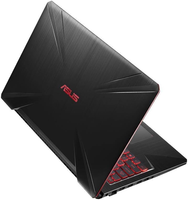 Asus TUF Gaming FX504GD 15.6", Intel Core i7-8750H, 16GB, 256GB SSD + 1TB HDD, WIN 10, Juodas kaina ir informacija | Nešiojami kompiuteriai | pigu.lt