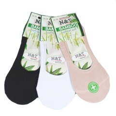 Женские короткие носки (3 пары) 6096-2 mix INK-6096 цена и информация | Женские носки | pigu.lt
