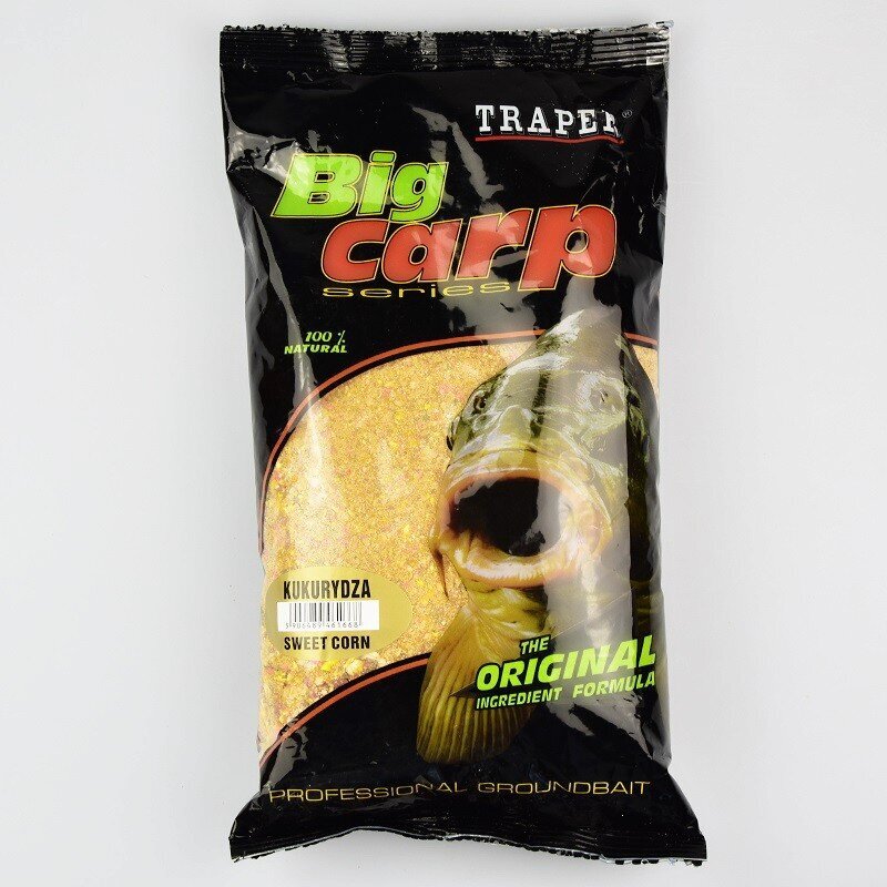 Jaukas Traper Big Carp Maise, 1kg kaina ir informacija | Jaukai | pigu.lt