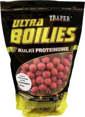 Прикормка TRAPER Ultra Boilies Strawberry 20мм 1000г цена и информация | Прикормки | pigu.lt