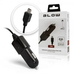 Blow 75-734 мини usb автомобильное зарядное устройство цена и информация | Зарядные устройства для телефонов | pigu.lt