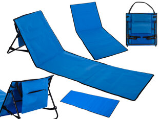 Paplūdimio gultas ikonk, mėlynas цена и информация | Лежаки | pigu.lt