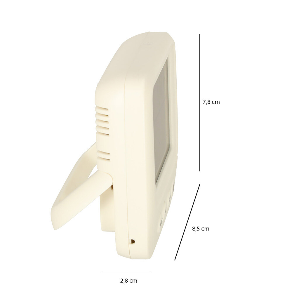 Kambario termometras ikonk, baltas kaina ir informacija | Meteorologinės stotelės, termometrai | pigu.lt