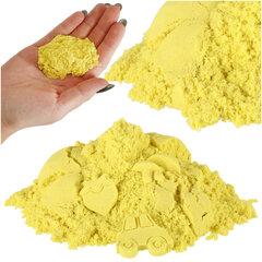 Kinetinis smėlis Ikonk 1 kg , geltonas kaina ir informacija | Lavinamieji žaislai | pigu.lt