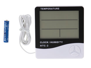 Kambario termometras ikonk, baltas kaina ir informacija | Meteorologinės stotelės, termometrai | pigu.lt