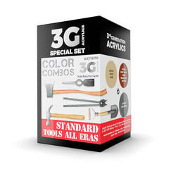 Akrilinių dažų rinkinys AK Interactive Standard Tools All Eras Combo 3G, 3 vnt. kaina ir informacija | Piešimo, tapybos, lipdymo reikmenys | pigu.lt
