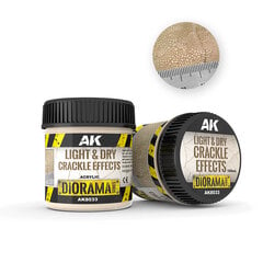 Akrilinė tekstūra AK Interactive Light & Dry Crackle Effects, 100ml kaina ir informacija | Piešimo, tapybos, lipdymo reikmenys | pigu.lt