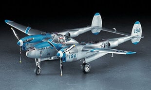 Hasegawa HG09101 - P-38J Lightning, 1/48 цена и информация | Склеиваемые модели | pigu.lt