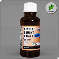 VMS CM02SL Styrene Cement 2.0 Eco Slow, 30ml цена и информация | Принадлежности для рисования, лепки | pigu.lt