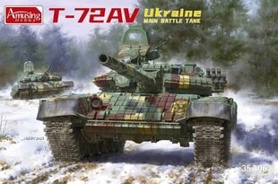 Amusing Hobby 35A063 - T-72AV Ukraine main battle tank, 1/35 цена и информация | Склеиваемые модели | pigu.lt