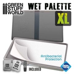 Akrilinių dažų paletė su priedais Green Stuff World, 10620, XL, 55 d. kaina ir informacija | Piešimo, tapybos, lipdymo reikmenys | pigu.lt