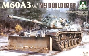 Takom TAK2137 - M60A3 W/M9 Bulldozer, 1/35 цена и информация | Склеиваемые модели | pigu.lt