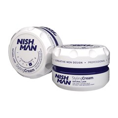 Plaukų formavimo kreminis vaškas Nishman Hair Styling Cream N.6 Extra Hold vyrams, 30 ml цена и информация | Средства для укладки волос | pigu.lt
