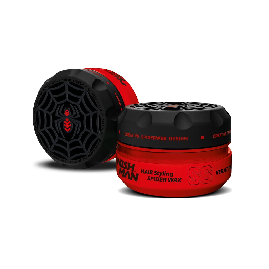 Voratinklio efekto plaukų formavimo vaškas Nishman Hair Styling Spider Wax S6 vyrams, 30 ml цена и информация | Plaukų formavimo priemonės | pigu.lt