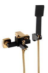 Potinkinė dušo sistema Silla FELIPE S-1176BG, Black/Gold kaina ir informacija | Dušo komplektai ir panelės | pigu.lt