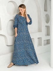 Женское платье из натуральных волокон Lega SK168, синий цена и информация | Платья | pigu.lt