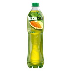 Negazuotas gaivusis citrusų skonio žaliosios arbatos gėrimas Fuze Tea, 1,5 l kaina ir informacija | Gaivieji gėrimai | pigu.lt