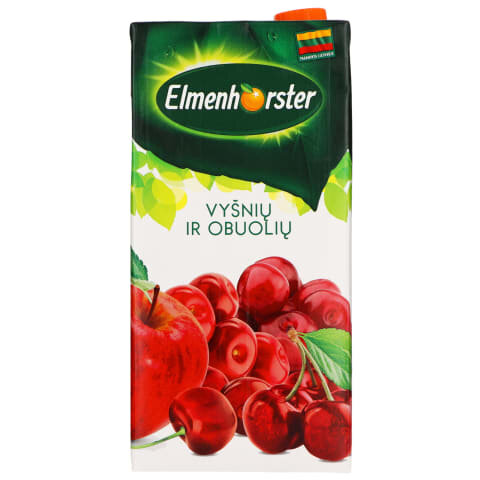 Vyšnių ir obuolių sulčių gėrimas Elmenhorster, 12 %, 2 l цена и информация | Sultys, nektarai ir sulčių gėrimai | pigu.lt