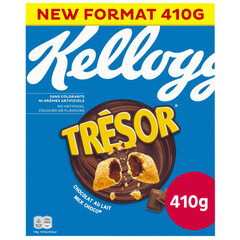 Dribsniai Kellogg's Tresor Milk Choco, 410 g kaina ir informacija | Sausi pusryčiai | pigu.lt