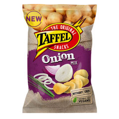 Svogūnų skonio bulvių traškučiai Taffel, 130 g kaina ir informacija | Užkandžiai, traškučiai | pigu.lt