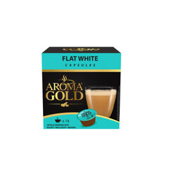 Kavos kapsulės Aroma Gold Flat White, 187,2 g kaina ir informacija | Kava, kakava | pigu.lt