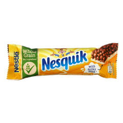 Pusryčių dribsnių batonėlis su vitaminais ir mineralinėmis medžiagomis Nestle Nesquik, 25 g kaina ir informacija | Saldumynai | pigu.lt