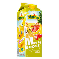 Įvairių vaisių gėrimas Pfanner Morning Boost, 2 l kaina ir informacija | Sultys, nektarai ir sulčių gėrimai | pigu.lt