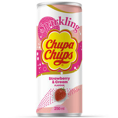 Gaivusis gėrimas Chupa Chups Strawberry, 250 ml kaina ir informacija | Gaivieji gėrimai | pigu.lt