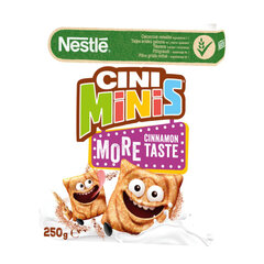 Завтрак с корицей с витаминами и железом Nestle Cini Minis, 250 г цена и информация | Сухие завтраки | pigu.lt