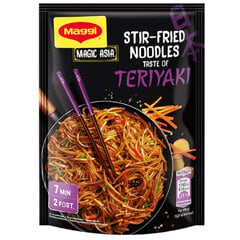 Greitai paruošiami kiaušininiai makaronai Maggi Magic Asia su teriyaki skonio padažu, 130g kaina ir informacija | Makaronai | pigu.lt