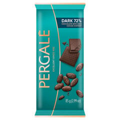 Черный шоколад Pergalė 72%, 85 г цена и информация | Сладости | pigu.lt