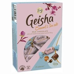 Pieninio šokolado saldainiai Geisha Caramel & Sea Salt, 150 g kaina ir informacija | Saldumynai | pigu.lt