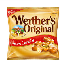 Grietinėlės skonio saldainiai Werther's Original, 135 g kaina ir informacija | Saldumynai | pigu.lt