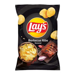 Картофельные чипсы Lays со вкусом жареных ребрышек, 130 г цена и информация | Закуски, чипсы | pigu.lt