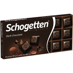 Šokoladas Schogetten Dark, 100g kaina ir informacija | Saldumynai | pigu.lt