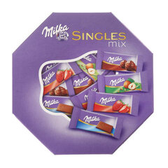 Šokoladukai Milka Singles Mix, 138 g kaina ir informacija | Saldumynai | pigu.lt