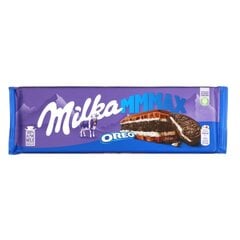 Pieninis šokoladas su sausainių gabaliukais Milka Oreo, 300 g kaina ir informacija | Saldumynai | pigu.lt