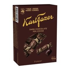 Шоколадные конфеты Karl Fazer 70%, 150г цена и информация | Fazer Продукты питания | pigu.lt