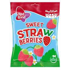 Guminukai Red Band Sweet Strawberries, 100 g kaina ir informacija | Saldumynai | pigu.lt