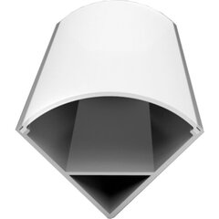 Kampinis anoduotas aliuminio profilis LED juostelei, 1m x 15,8mm x 15,8mm, 2 vnt. rinkinys kaina ir informacija | LED juostos | pigu.lt