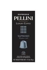 Pellini kavos kapsulės Supremo, 10 vnt. цена и информация | Кофе, какао | pigu.lt